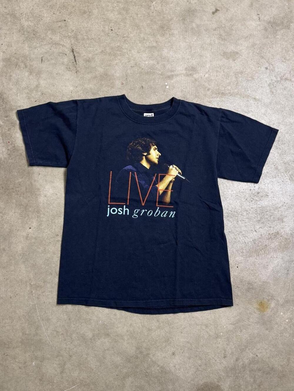 Vintage Josh Groban 2005 Live Tour T-Shirt Anvil